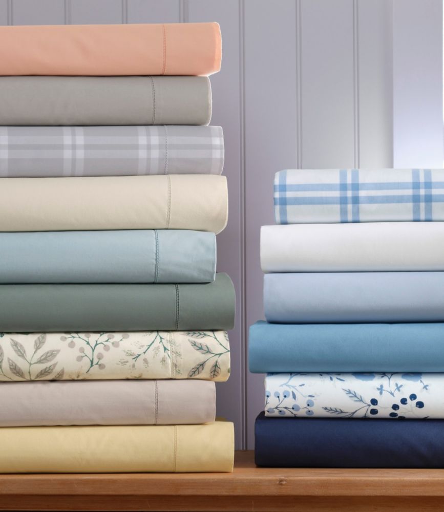 280-Thread-Count Pima Cotton Percale Sheet Set - US 7514