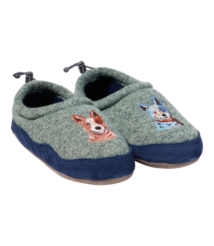 Kids' Sweater Fleece Slippers, Motif - US 5182