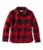 Women's Maine Guide Zip Front Jac-Shirt with PrimaLoft, Plaid - US 9822