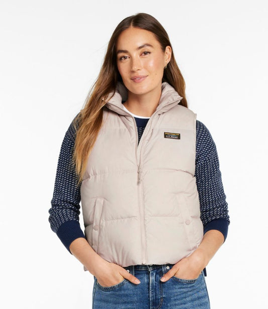 Women's Mountain Classic Down Vest, Cropped - US 7861